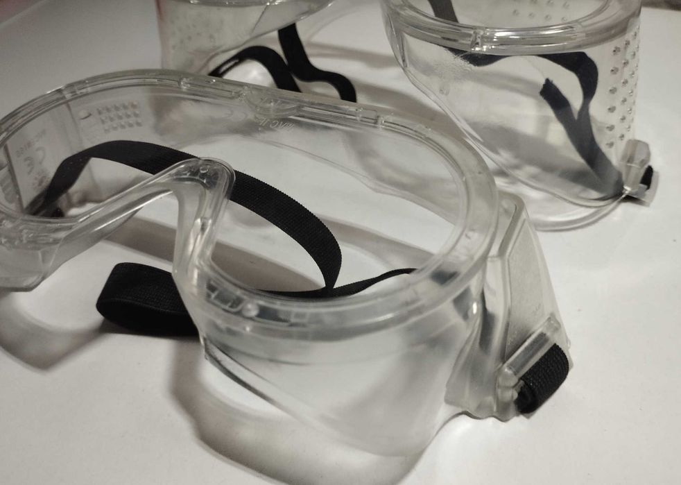 Óculos de proteção contra poeiras, segurança