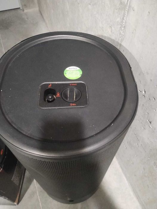 Aquecedor a gás EQUATION CHIC PRETO (com botija BP inclusa)