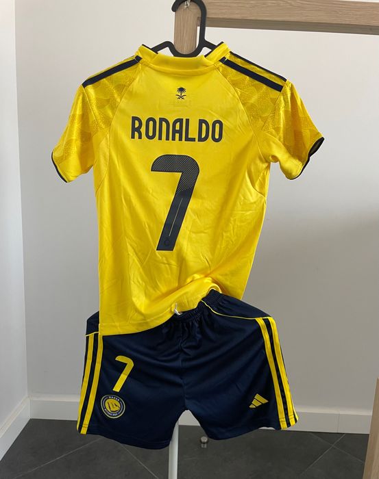 Equipamento Ronaldo Al Nassr criança