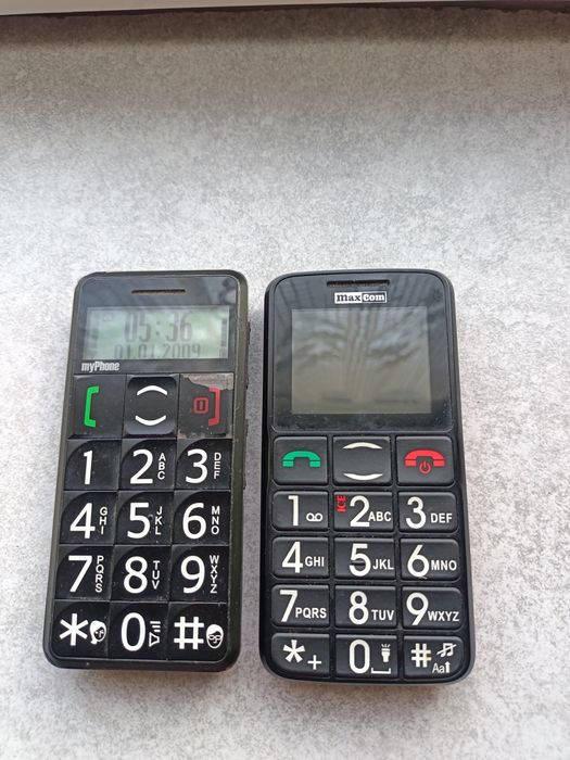 Telefony dla seniorów.