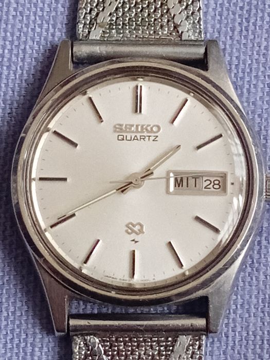 Vintage Seiko Data Quartz Męski Zegarek Naręczny