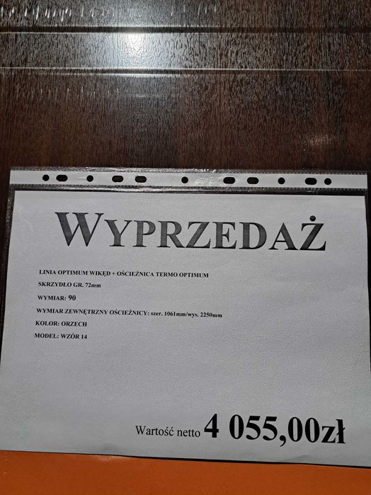 Drzwi zewnętrzne Wikęd  90 NOWE