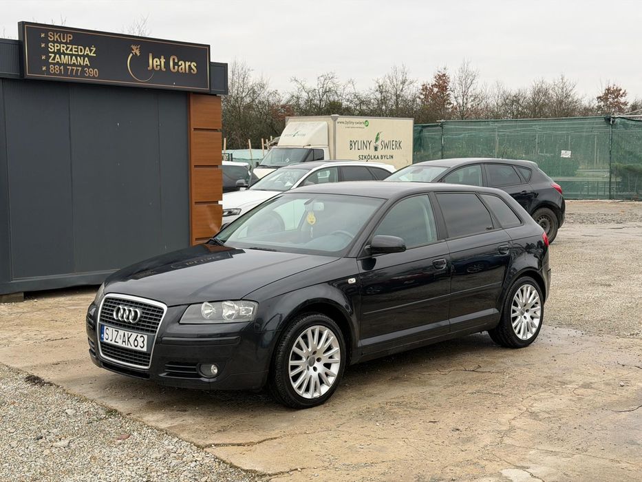 Audi A3 8P Sportback 2.0 Benzyna/Automat/Skóra/Czujniki/Alufelgi/Zamia