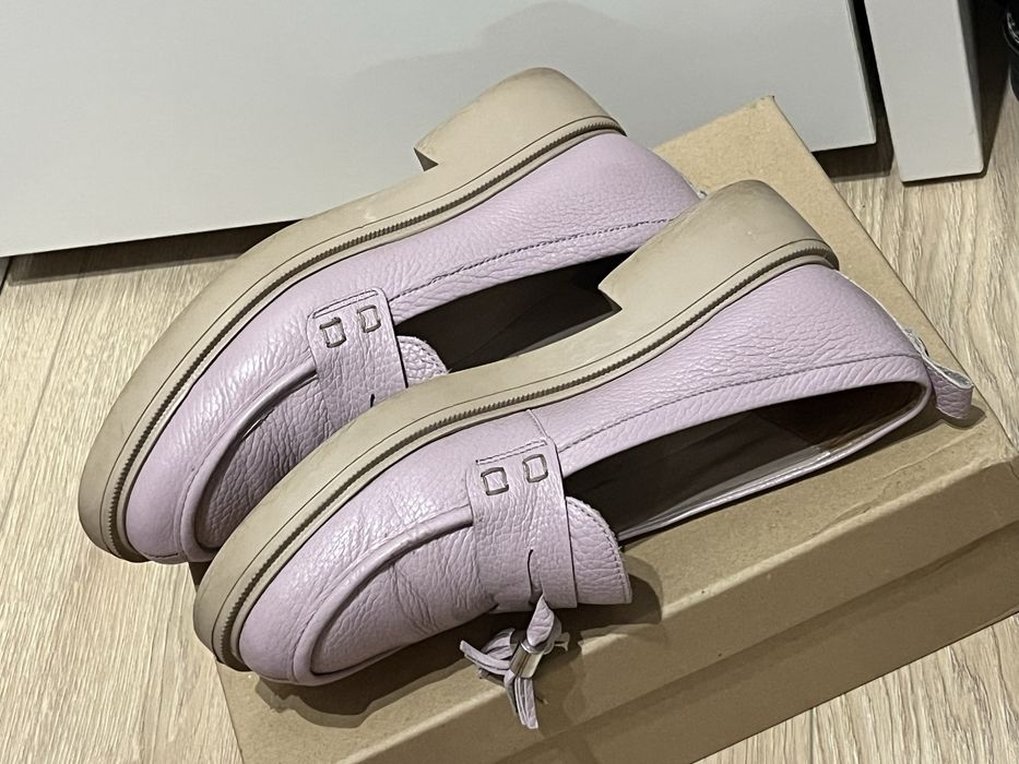 Skorzane mokasyny loafersy Rylko