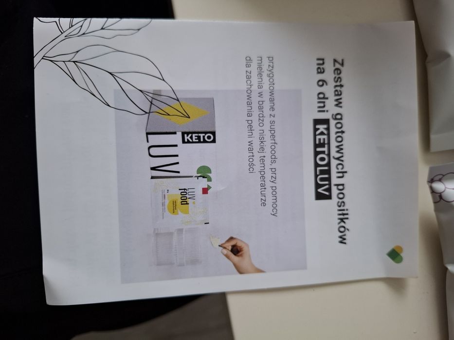 dieta keto luv, posiłki luv