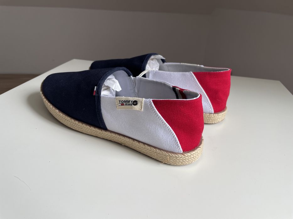 Meskie espadryle tommy hilfiger jeans tenisowki 42