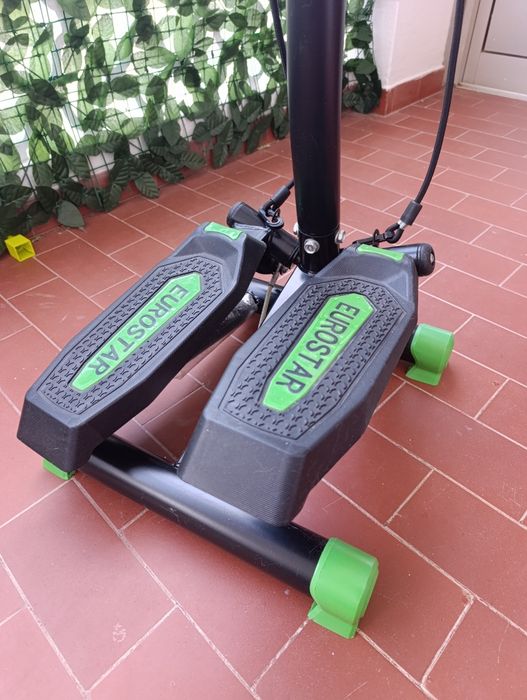 Mini Stepper com Guiador Eurostar / HOMCOM – Cardio em Casa (Como Novo)