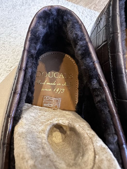 Doucal’s Italy | Новые кожаные лоферы с мехом | Original до