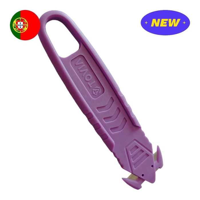 Safety Box Cutter Opener Knife - Retractable Blade, Ergonomic Handle