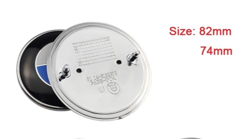 Emblema de capo e mala BMW 82mm 74mm