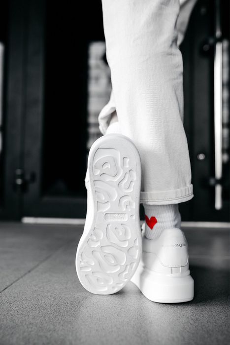 Sneakersy Alexander Mcqueen white metal