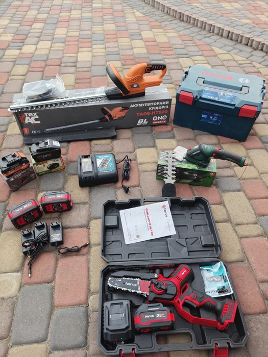 Макита бош Кусторез Пила цепная безщеточная Техас Прокрафт