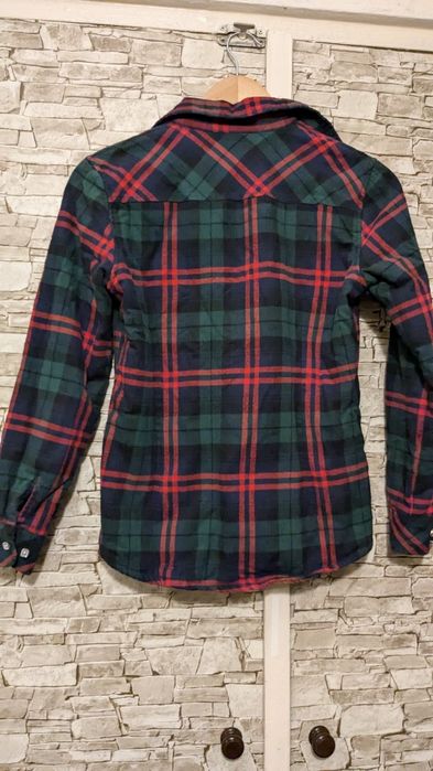 Рубашка фланелевая на меховой подкладке