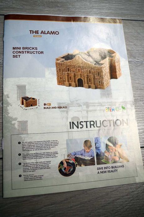 Cegły Klocki do budowy Wise Elk- Alamo -prezent na Dzień Dziecka