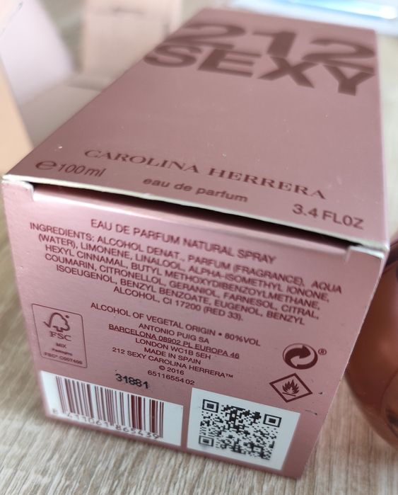 Carolina Herrera 212 Sexy 100ml EDP perfumy damskie oryginał
