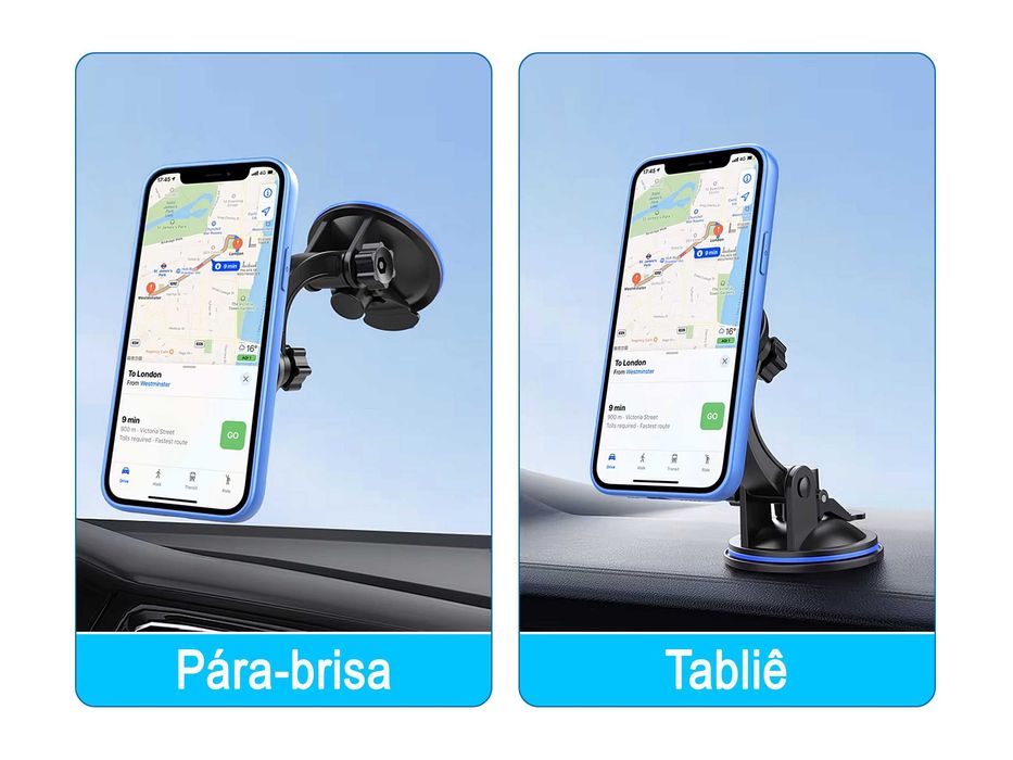 Suporte telemóvel género Quad Lock para automóvel