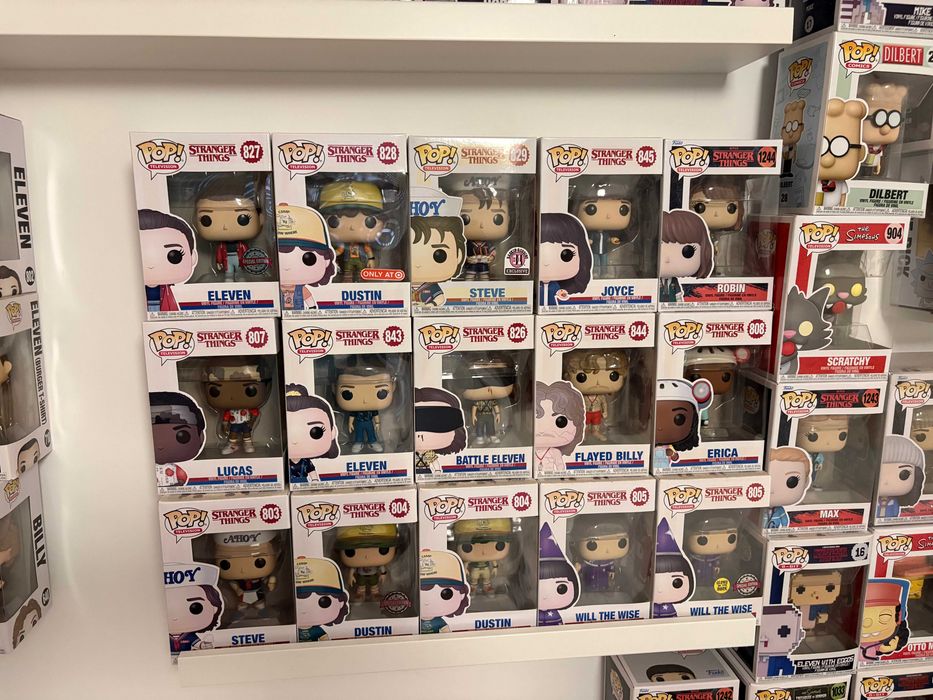 Funko Pops Stranger Things e outros