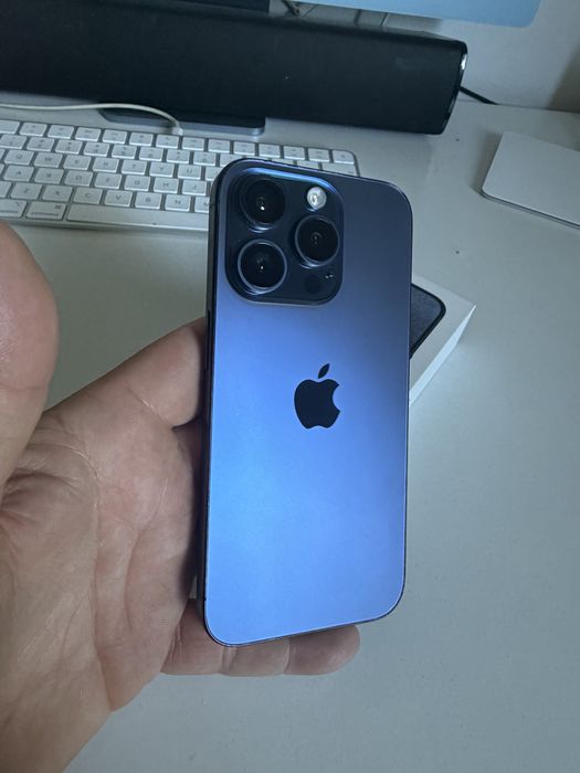 Bateria 95% iPhone 15 Pro 256gb Blue Titanium Idealny