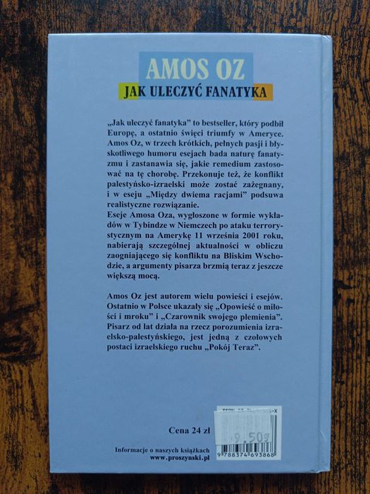 Jak uleczyć fanatyka Amos Oz