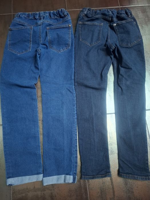 Spodnie jeansy dla szczupłego chlopca