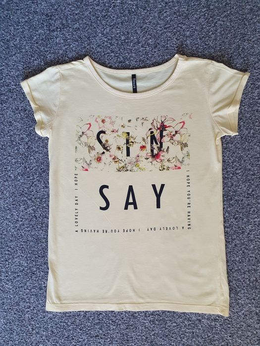 T-shirt, koszulka, Sinsay, rozmiar XS