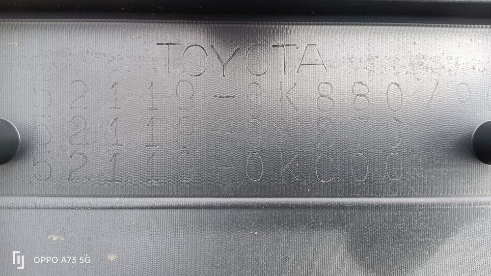 Parachoques Toyota Hilux para choques 2015