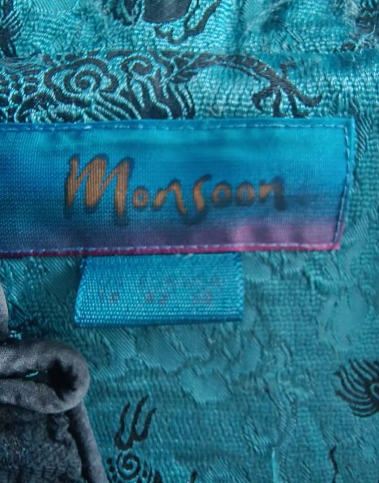 Elegancka bluzka Monsoon w orientalnym stylu rozm M