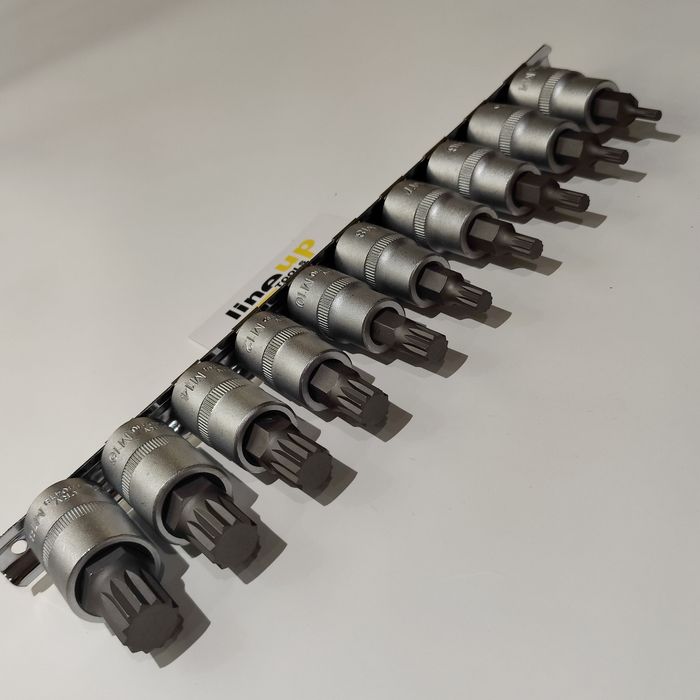 Conjunto de Chaves de Caixa 1/2” XZN -10 Pcs (Com Iva)