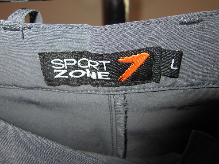 Calças Sra Desportivas Cinz Fecho+Mola c/ Bolsos+presilhas cinta L Usa