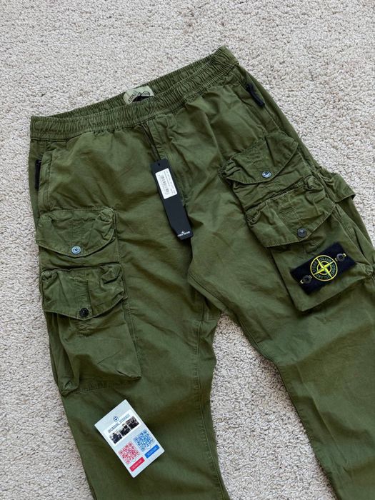 Карго штаны Stone Island Brushed Garment Dyed