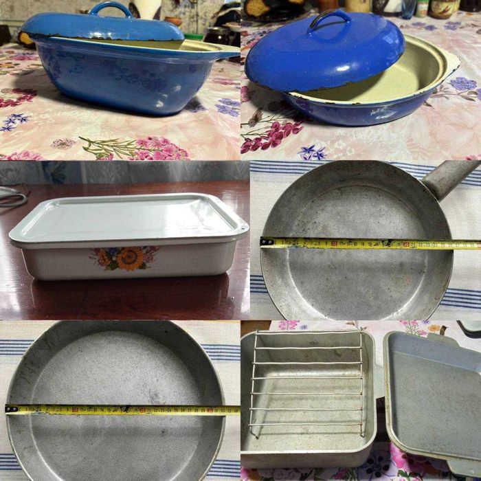 Утятница и алюминиевая сковорода