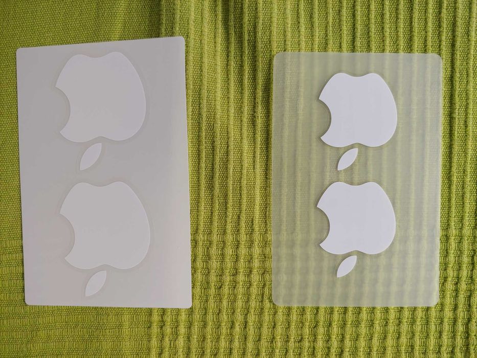 Apple oryginalne naklejki 4 sztuki (od iPad 2 i iPhone 3g)