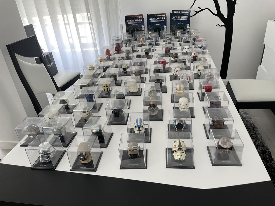 Coleçao completa de Capacetes Star Wars (Colecionador)