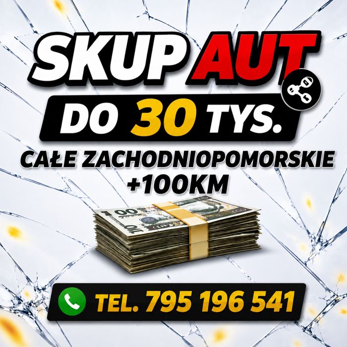 Skup aut osobowych ZACHODNIOPOMORSKIE najlepsze ceny