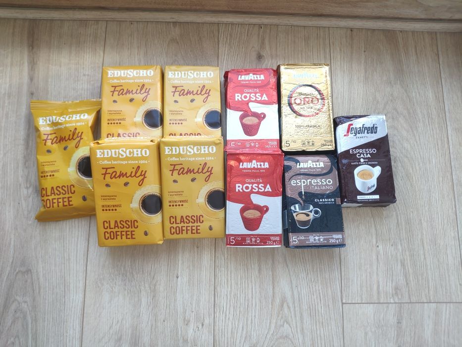 Zestaw kaw Eduscho, Lavazza, Segafredo