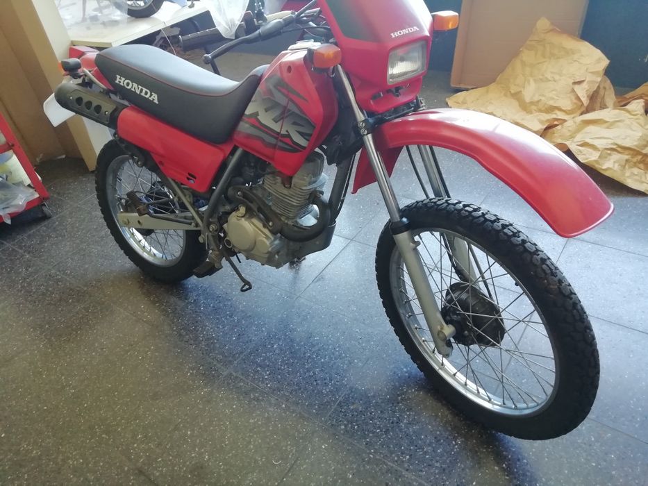 Honda 125  XLR como se vê nas fotos