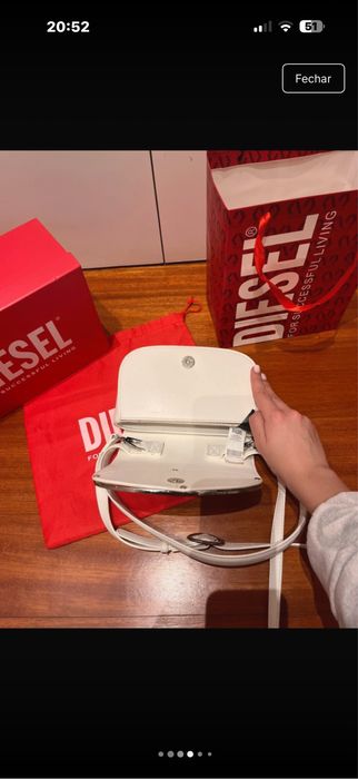 Bolsa diesel white.