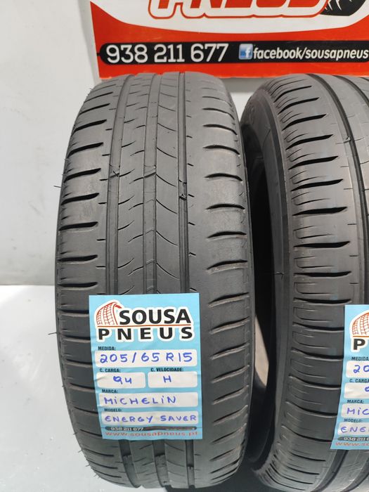 2 pneus semi novos Michelin 205-65R15 - Oferta dos Portes