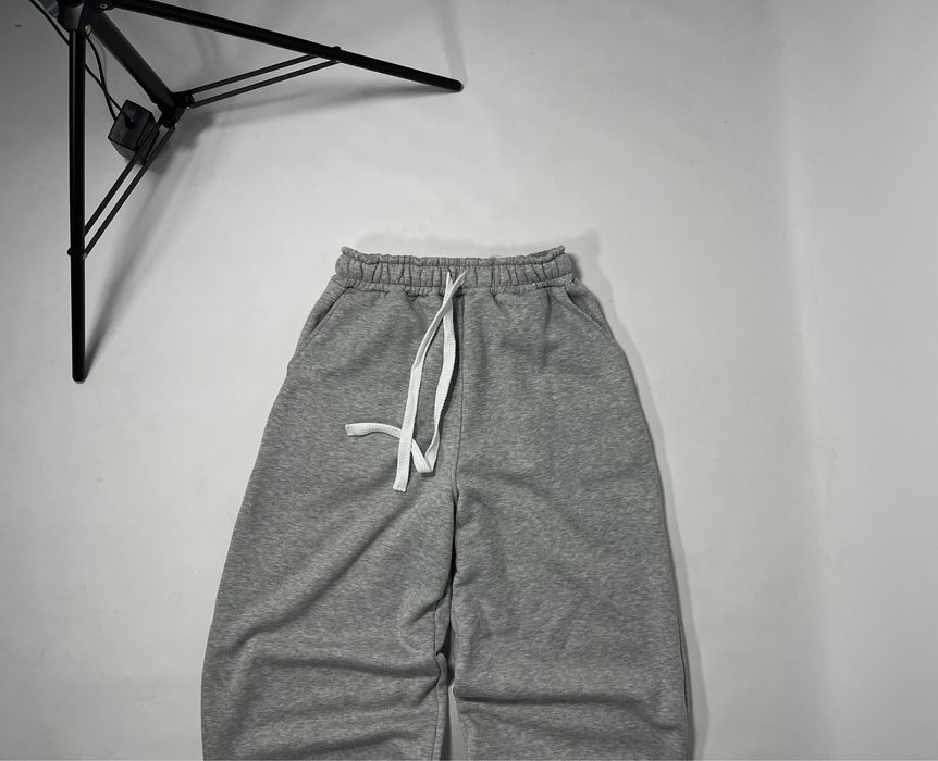 Широкі базові сірі спортивні штани baggy беггі штани