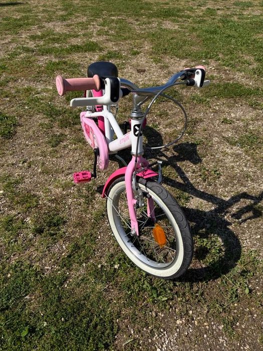 Bicicleta Criança 4,5-6 anos Decathlon 500 Doctor Girl B'TWIN roda 16"