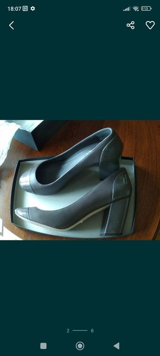 Buty pantofle damskie nowe skórzane  Ralph Lauren 39