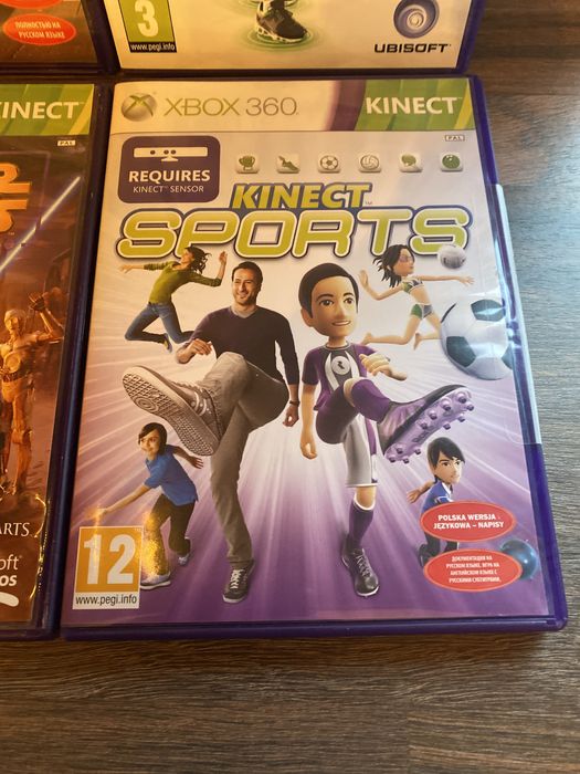 Xbox 360 Kinect Joy Ride, Fitness Evolved 2012, Sports, Star Wars!