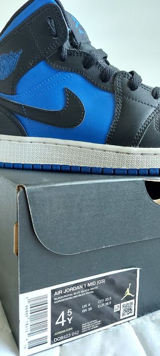Buty  JORDAN AIR 1 MID (GS)   R. 36,5