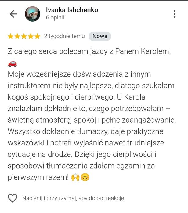 Jazdy doszkalające na SUZUKI SWIFT,  Warszawa :)