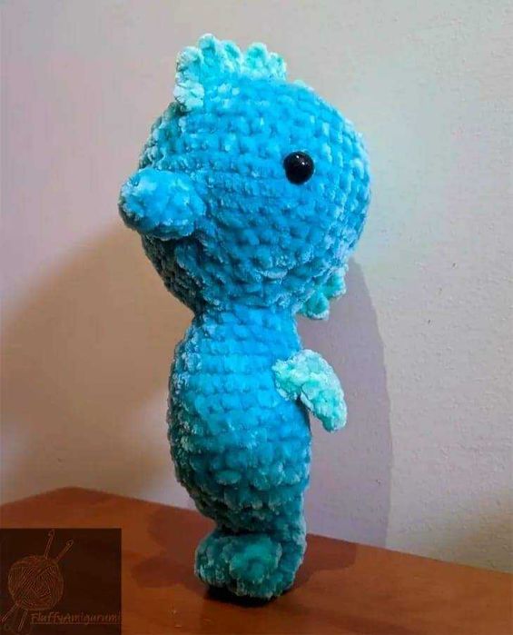 Cavalo Marinho Amigurumi