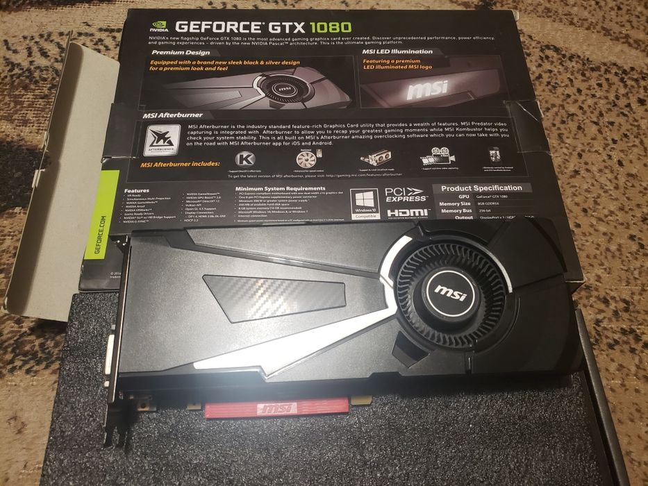 Игровыe видеокарты Radeon RX 470/480, NVidia GTX 980 / 1080