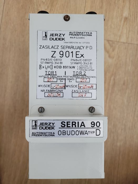 Zasilacz separujący 24V 4-20mA Z901Ex