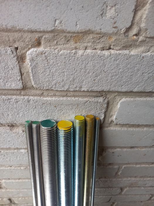 Шпильки різьбові нержавійка, оцинковані різної товщини