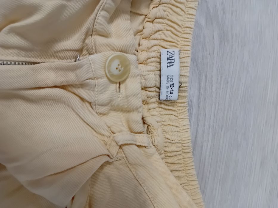 #Zara szorty krótkie spodenki żółte