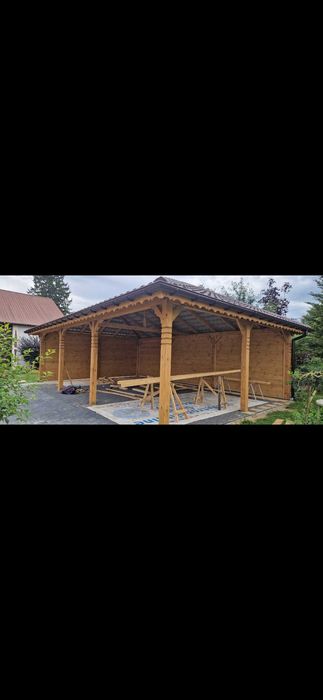 Altany, wiaty, tarasy z drewna